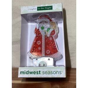 Midwest seasons lights in the night santa plug in light